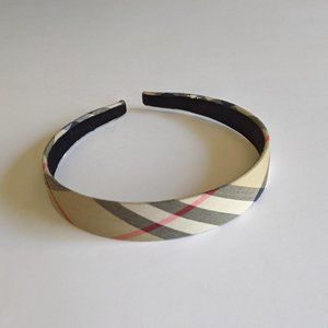 Burberry headband - Classic Nova Check -- Excellent condition!